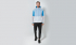 Taycan Collection Ultra Light White/Blue Unisex Jacket